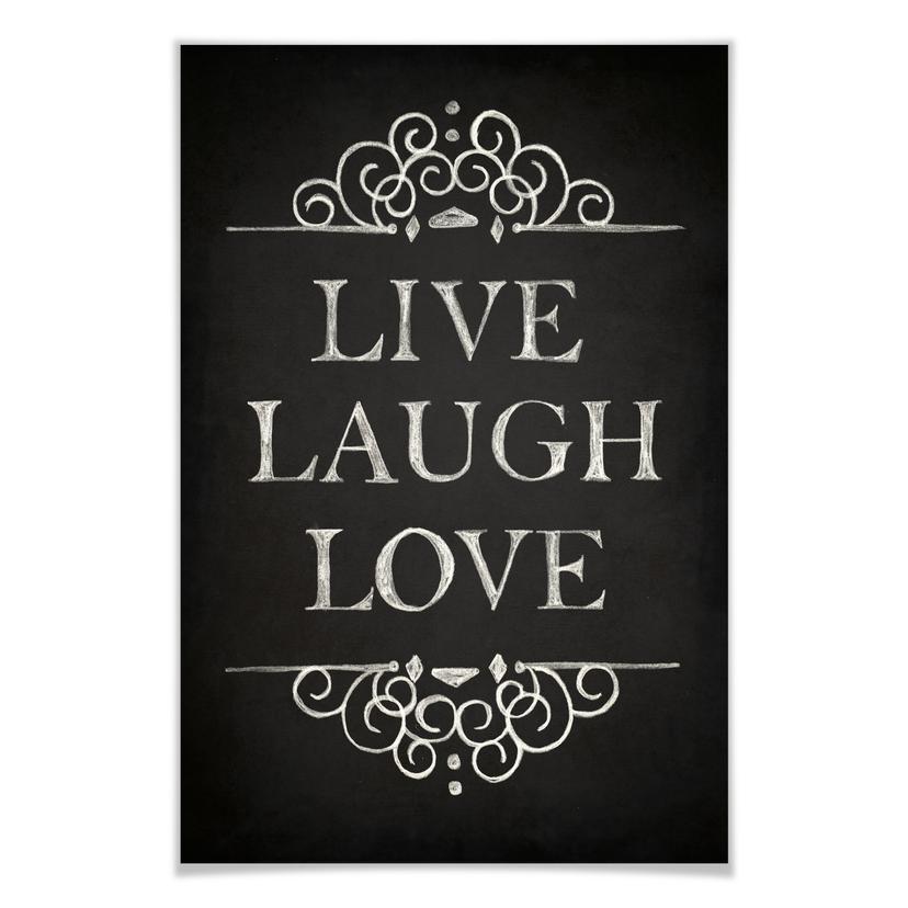 Poster - Live Laugh Love