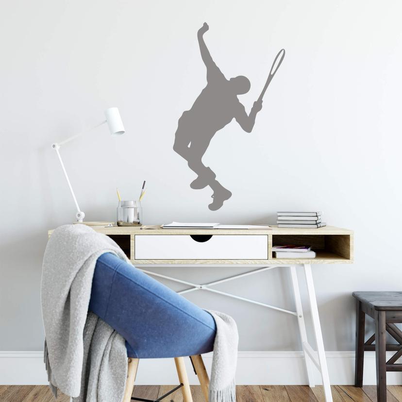 Muursticker Tennisspeler 03