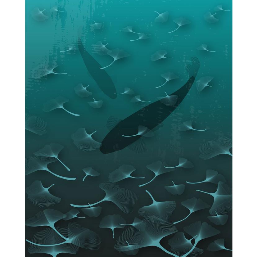 Fotobehang Vliesbehang Ginkgo
