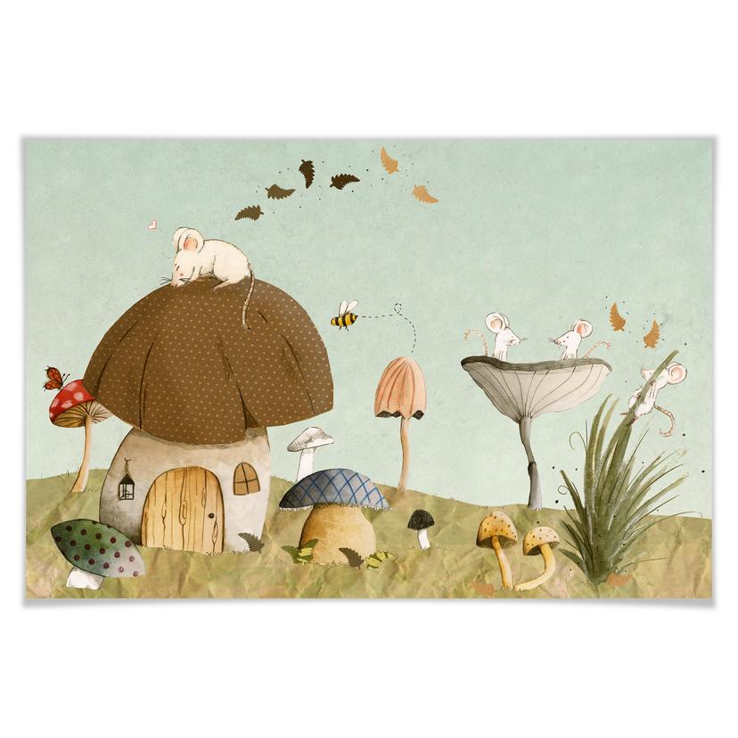 Poster - Loske - Jardin de souris