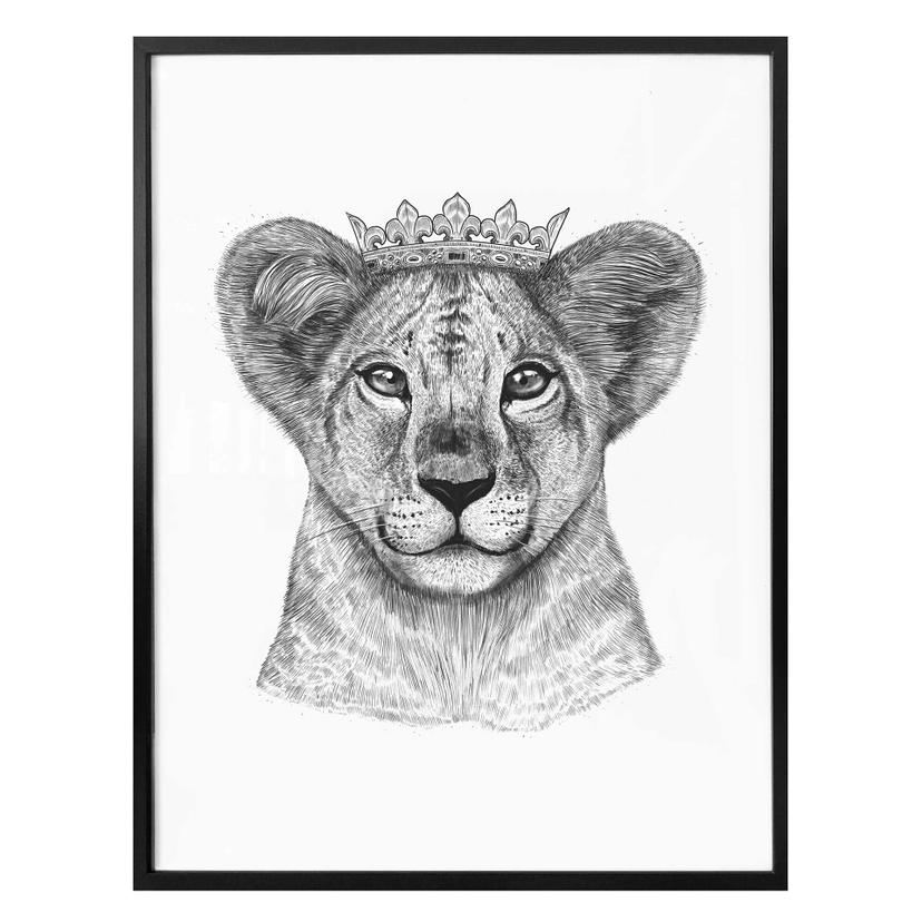 Póster Korenkova - La Princesa León