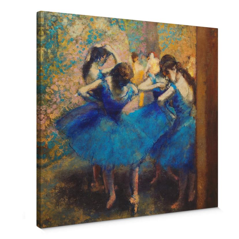 Lienzo Degas - Las bailarinas azules