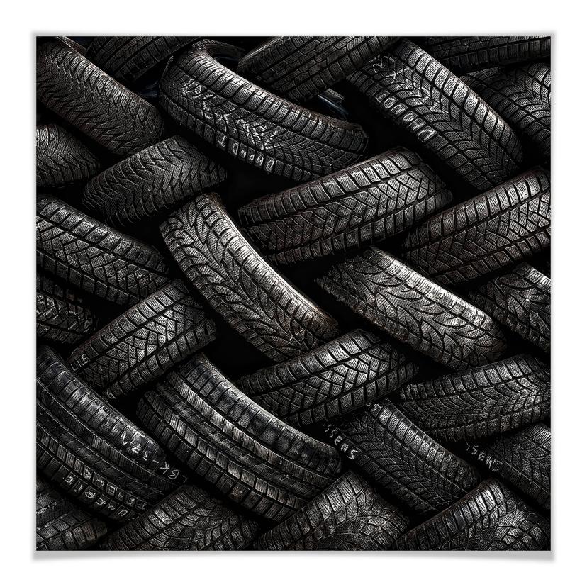 Póster Harina - Neumáticos