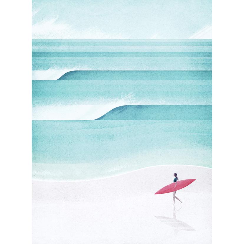 Rivers - Fototapet Surf Girl