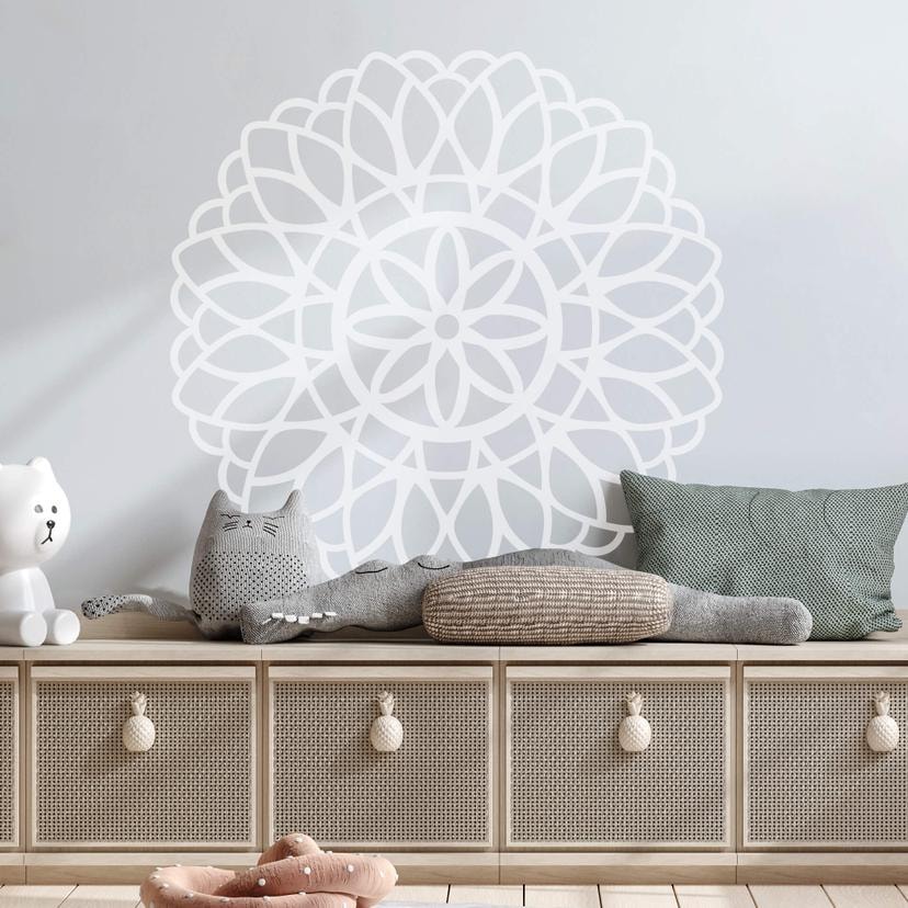 Sticker mural fleur de vie