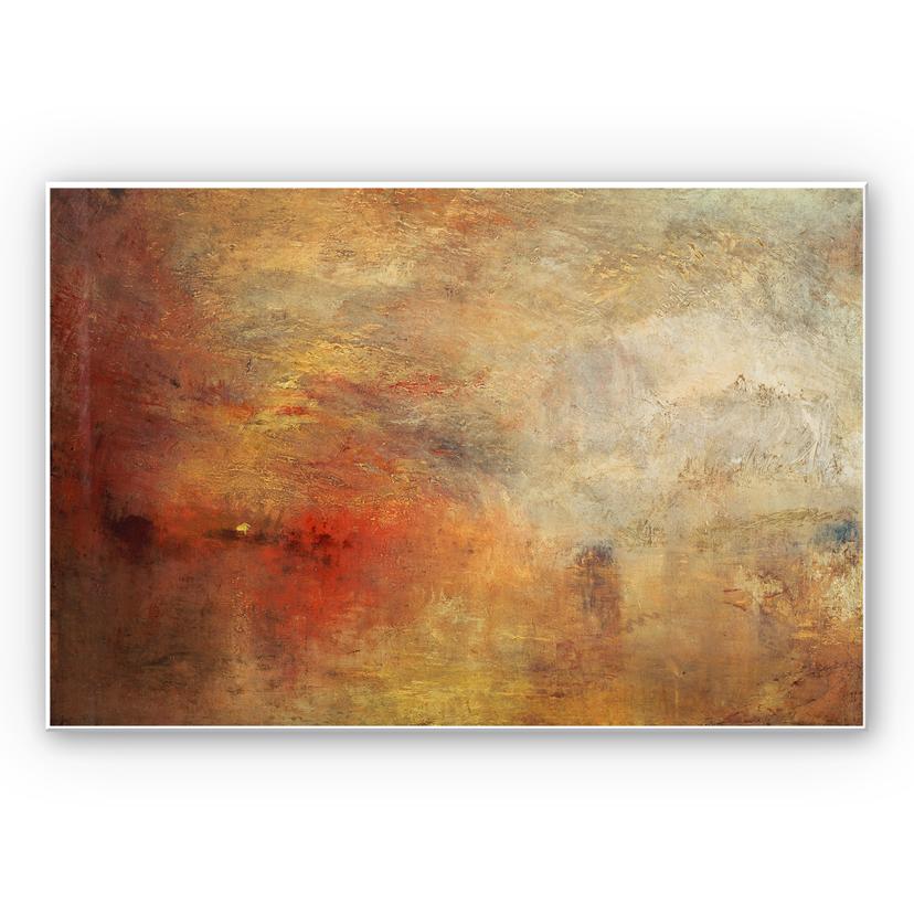 Tableau Forex - Turner - Coucher de Soleil sur un Lac