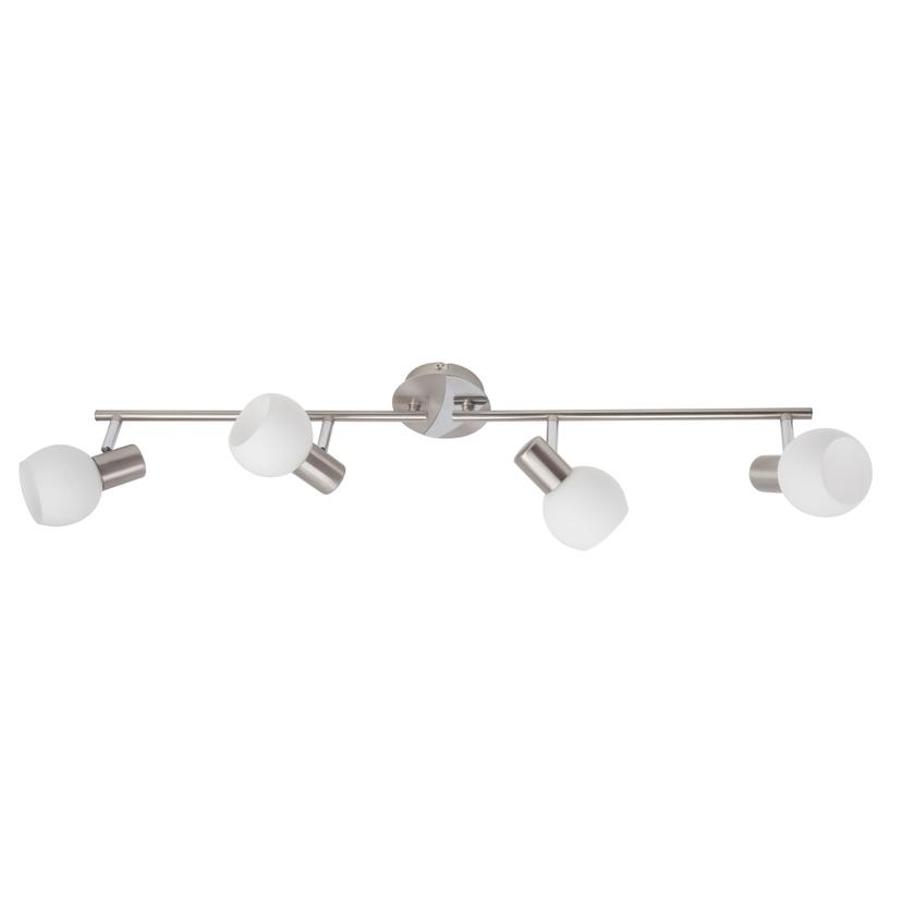 Spotrohr Piet, metallic, 78 x 16 cm, Glas Strahler