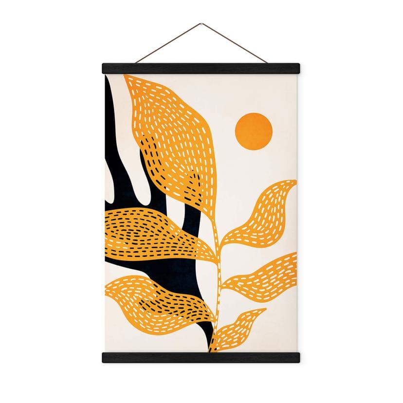 Tekstil plakat Kubistika - van Gogh style Flowers