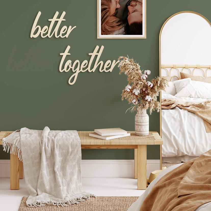 Vægdekoration Popler træ Better Together