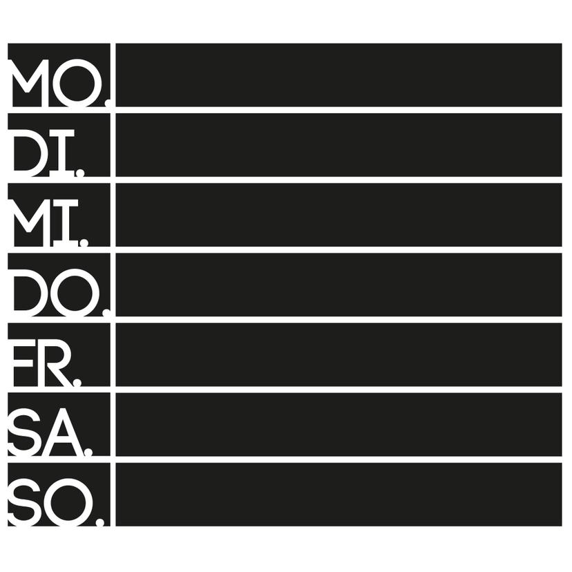 Adesivo lavagnetta Agenda 2 - 44x38 cm