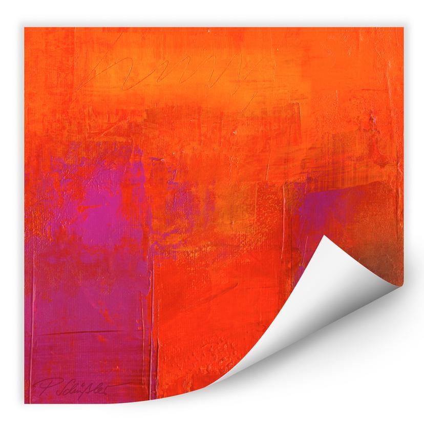 Muurprints Schüßler - Magenta-Energy