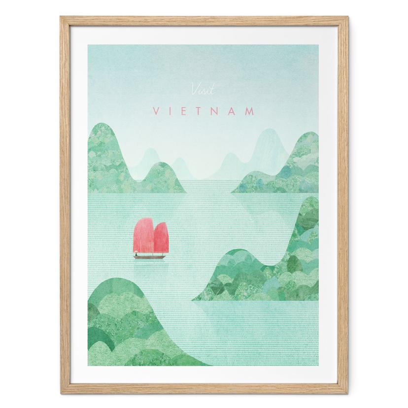 Plakat Halong-bugten på Vietnam-ferie - Rivers