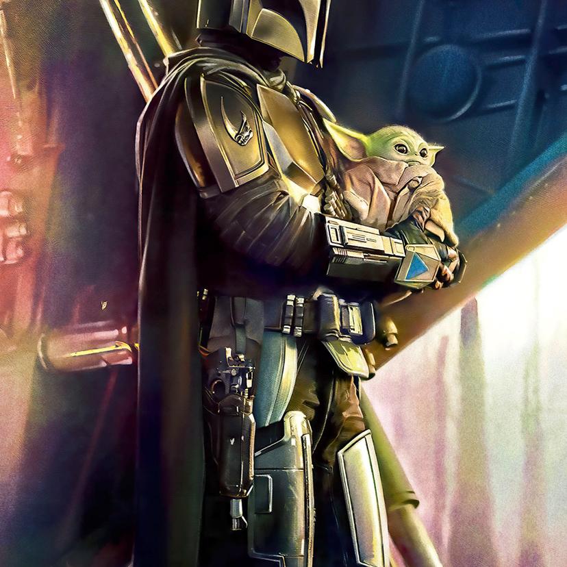 Vlies Fototapete - Mandalorian Savior - 200 x 280 cm