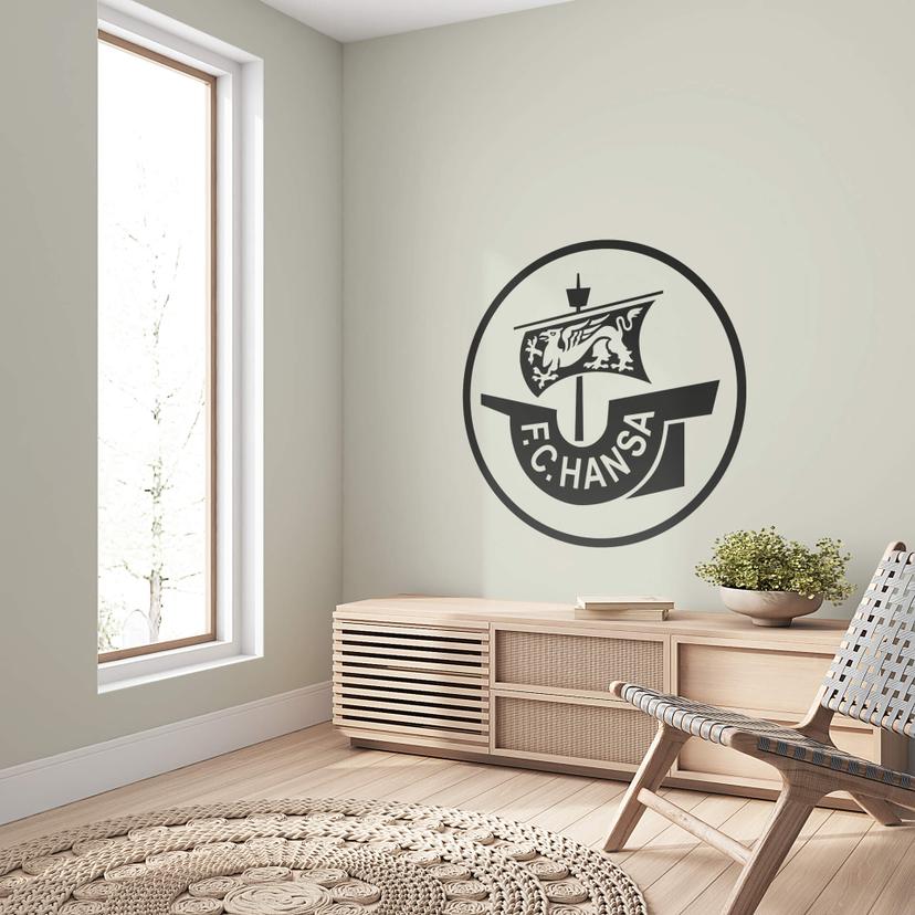 Wandtattoo Hansa Rostock Logo einfarbig