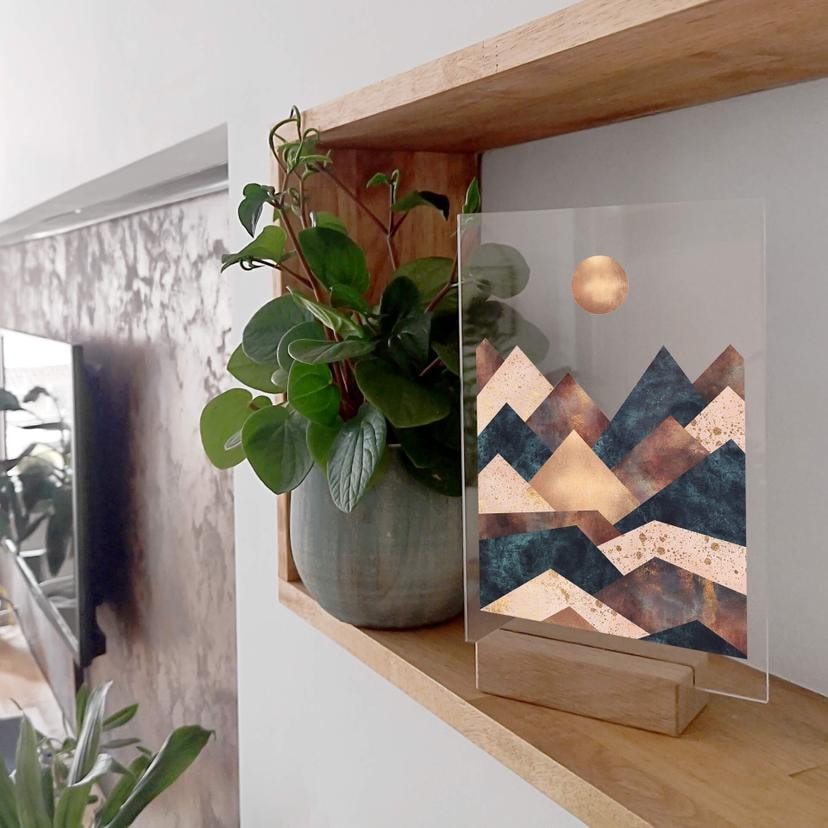 Decoro acrilico + supporto Fredriksson - Autunno