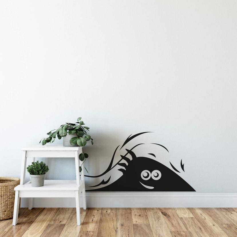 Sticker mural - Monstre curieux
