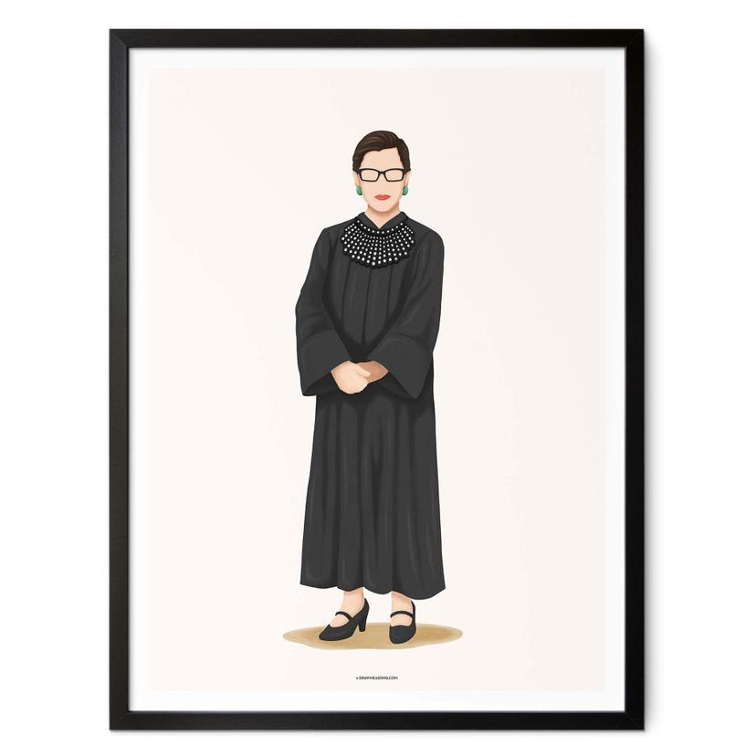 Póster Tohmé - Ruth Bader Ginsburg