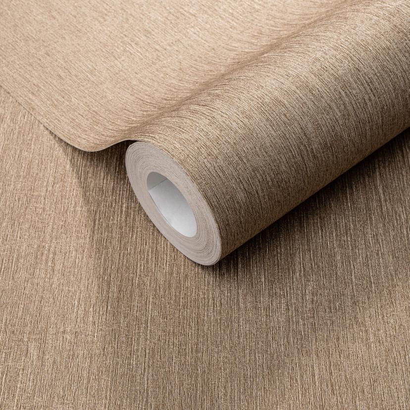 non-woven tapet unit tapet med fin struktur på langs i brun