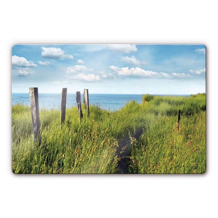 Tableau en verre - Chemin vers la mer