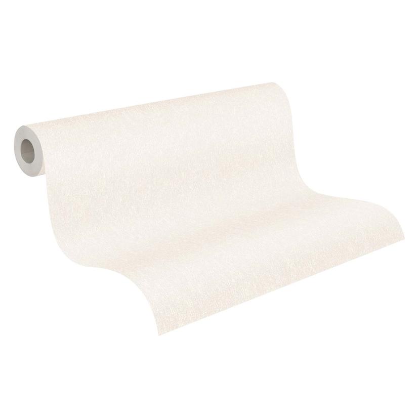 Papel pintado unitario blanco - papel pintado no tejido, unicolor - A.S. Création