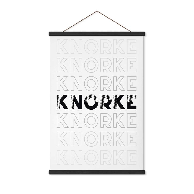 Stoffbild Typograife - Knorke