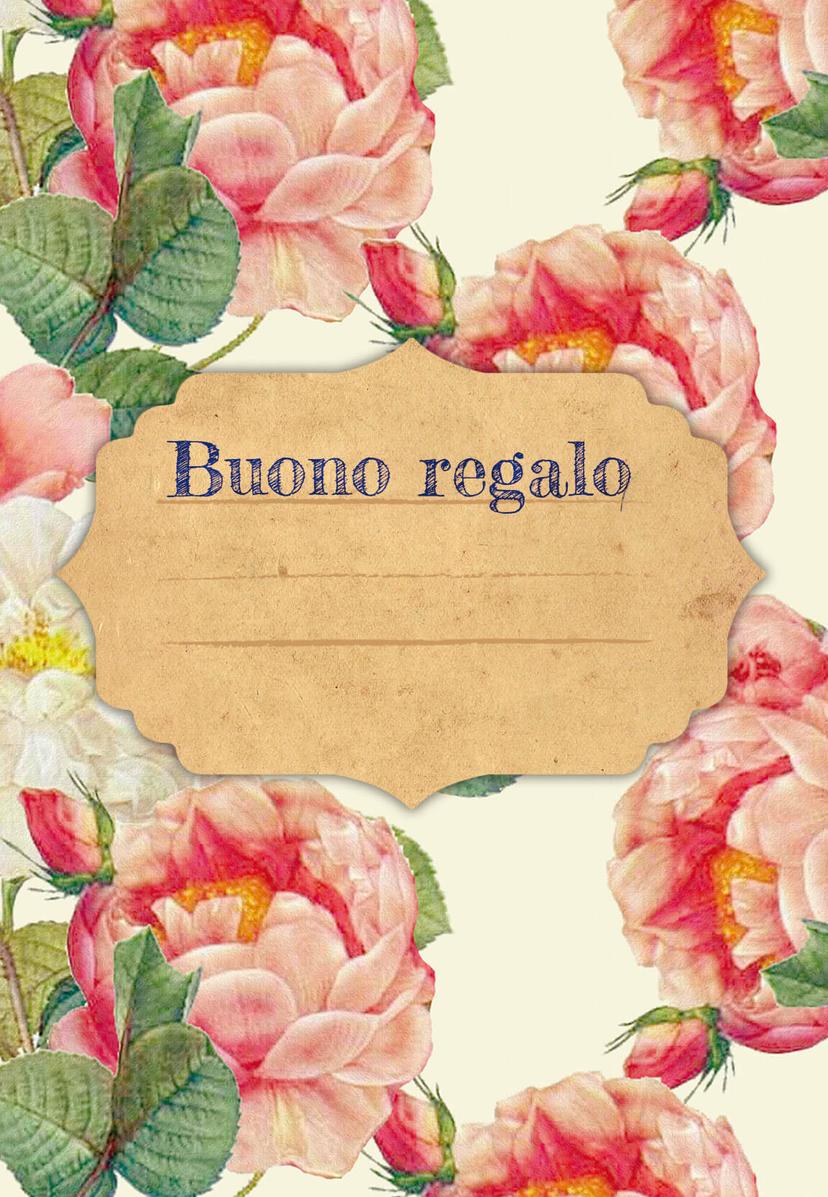 Gutschein Rosen - Buon regalo 02