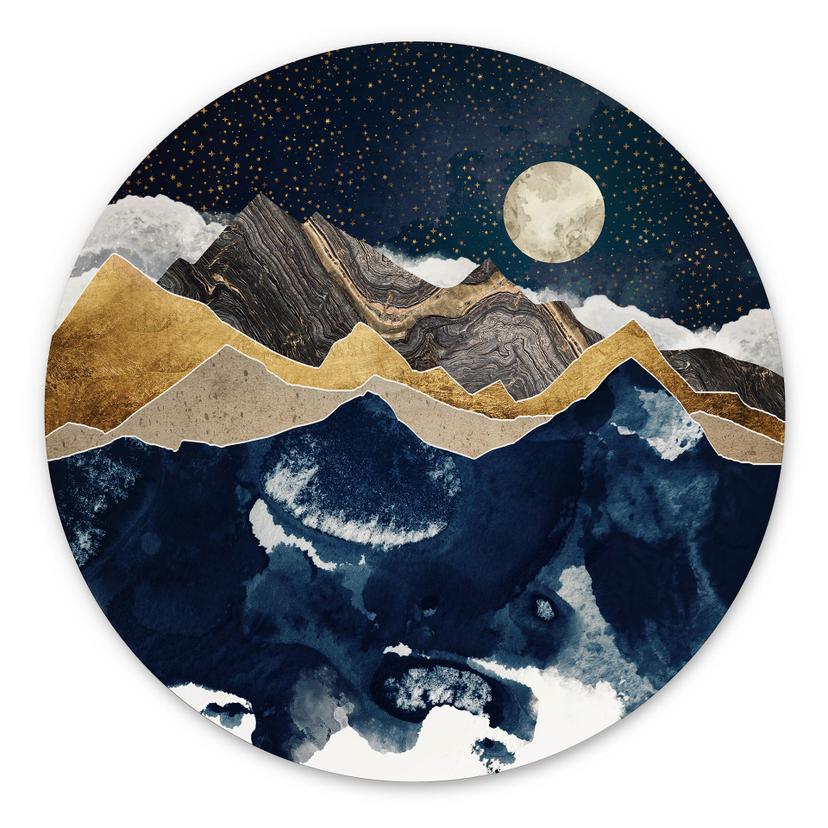 Dibond vægdekoration Stjernehimmel om vinteren - SpaceFrog Designs – print på aluminium (Alu-Dibond)