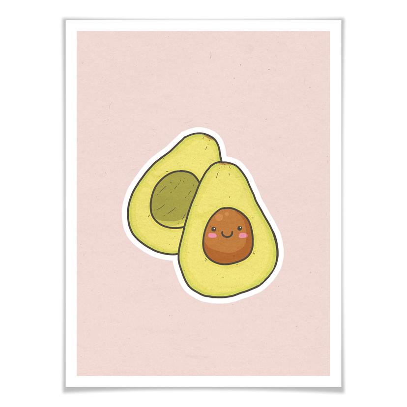 Poster - Happy Avocado