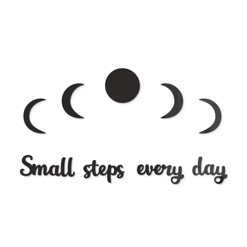 Decoro in acrilico - Small steps every day