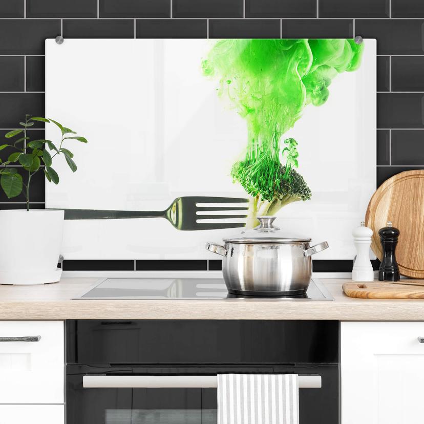 Stænkplade - Belenko - Dampet broccoli