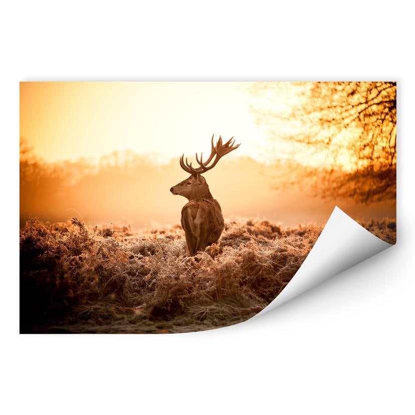 Muurprints Majestueus Hert