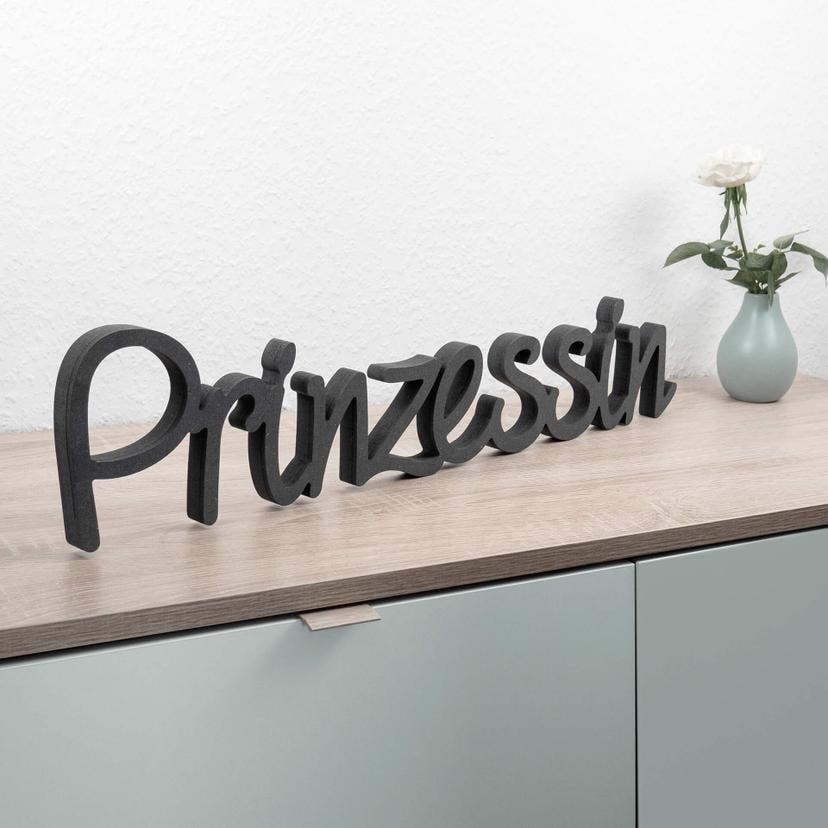 MDF bogstaver - Prinsessin