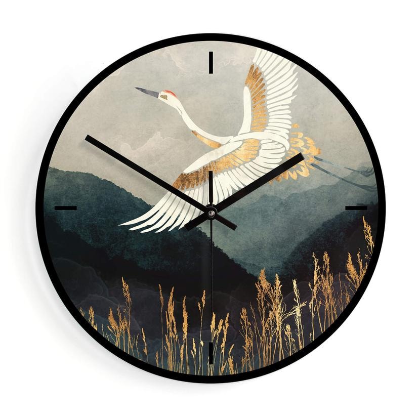 Wanduhr aus Glas - SpaceFrog Designs - Eleganz - Ø 30 cm