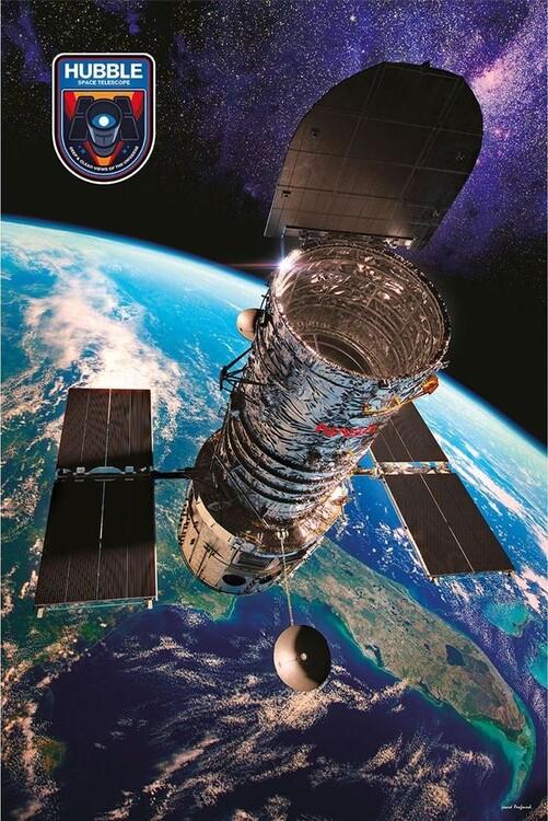 Poster Hubble - Space Telescope 61x91,5 cm