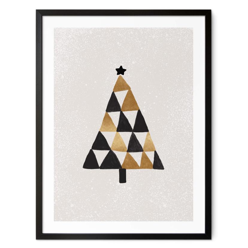 Plakat Orara Studio - Geometrical Christmas Tree