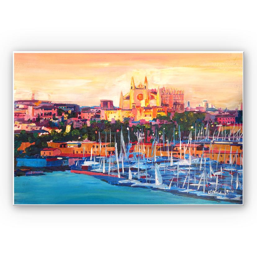 Tableau Forex - Bleichner - Cathédrale à Palma de Mallorca