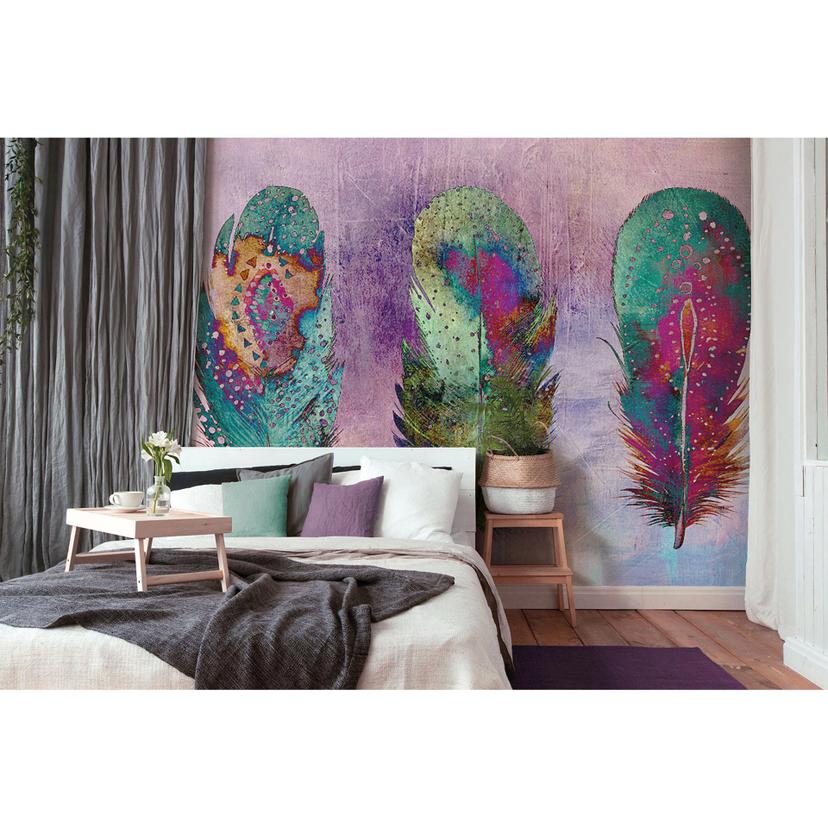 Architects Paper Papier peint photo Atelier 47 Motley Feather avec plumes