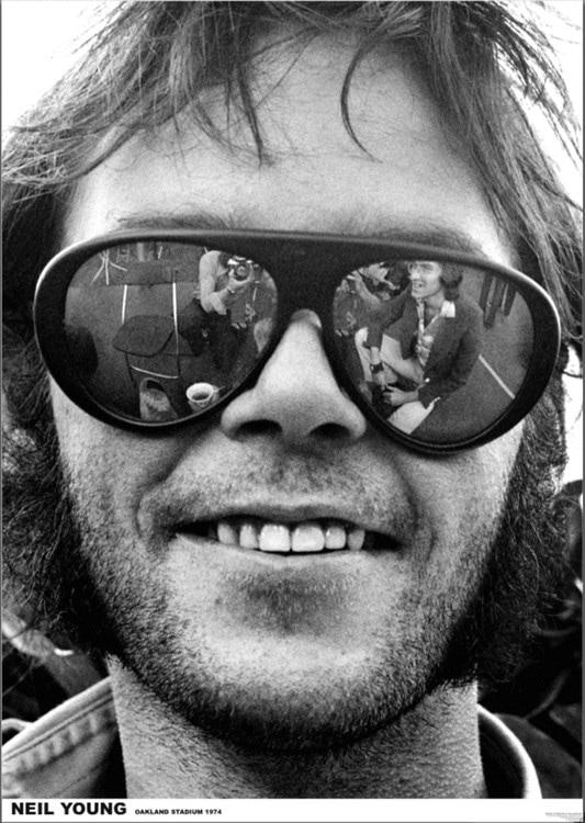Affiche Neil Young - Oakland 1974, affiche (59,4 x 84 cm)