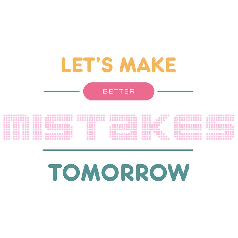 Adesivo murale - mistakes