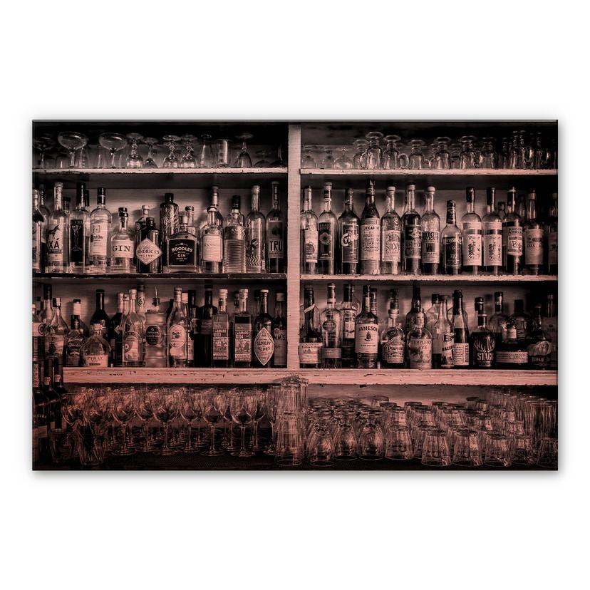 Pannello paraschizzi in Alu-dibond - Bar classico