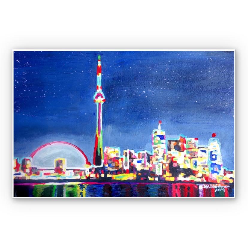 Tableau Forex - Bleichner - Toronto à la lueur des néons