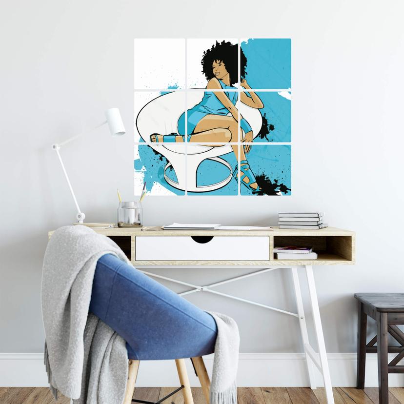 Wallsticker - Kvindelig Skønhed