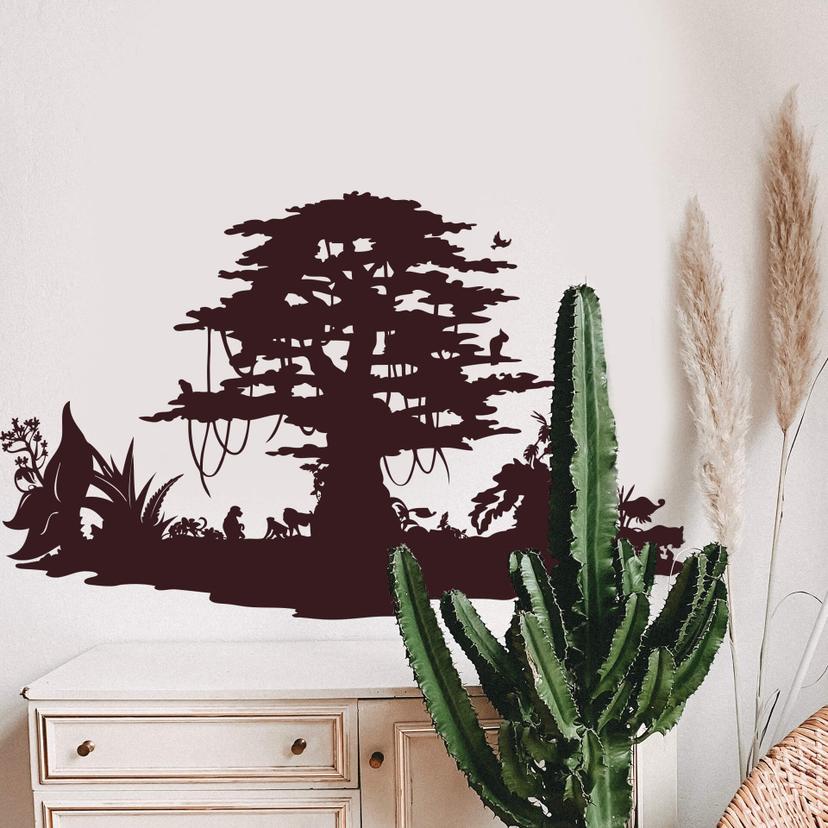 Sticker mural - Jungle Africaine