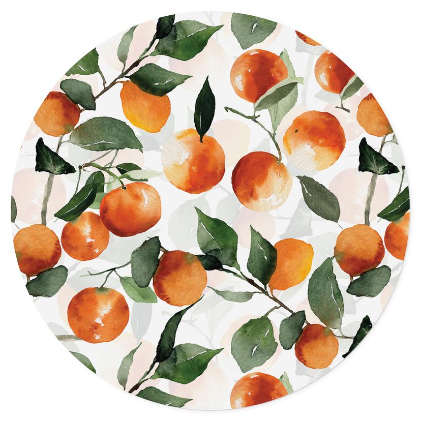 Adesivo murale Mandarini fruttati - UN Designs