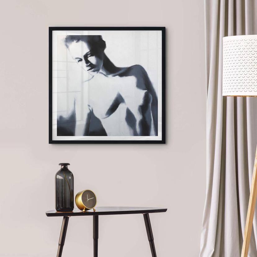 Poster Schmucker - Karla - Svartvitt - Fyrkant
