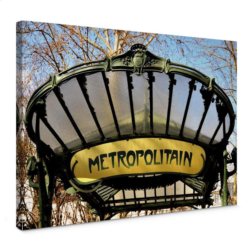 Stampa su tela La metropolitana