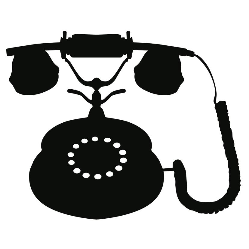 Adesivo murale - Telefono