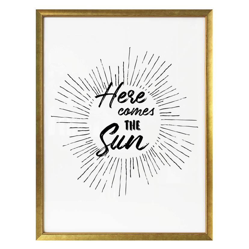 Poster Here comes the sun