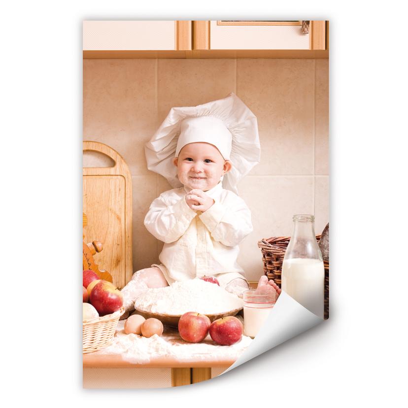 Poster autocollant - W - Petit Pâtissier