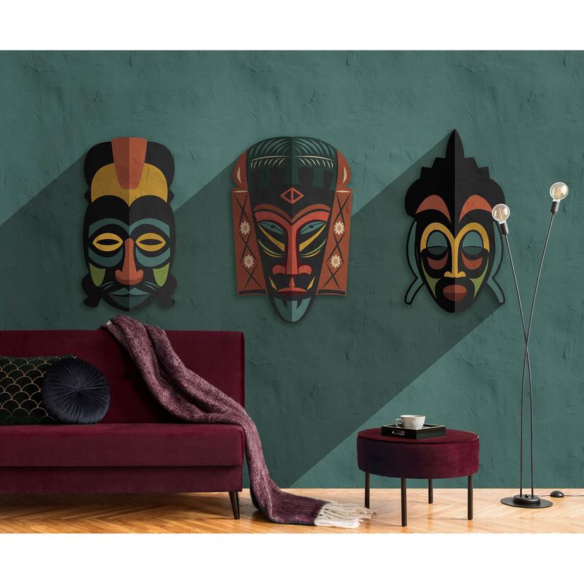 Livingwalls fototapet Vægge af Patel 3 Zulu 3 blå